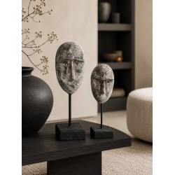 Light & Living ornament Face set-2 beton 